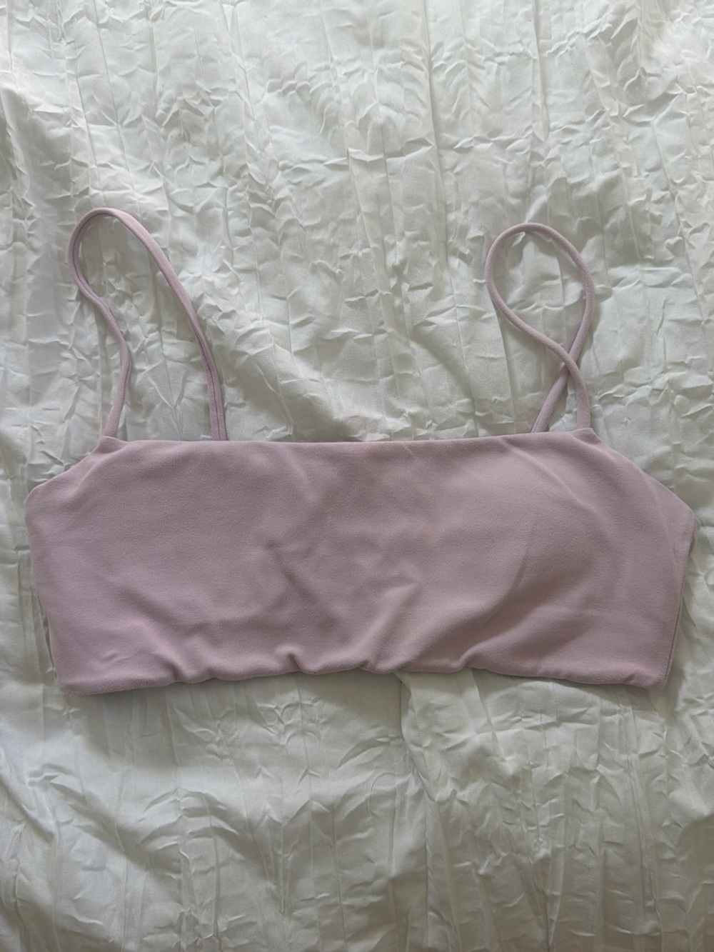 Ingia pink milkshake sports bra